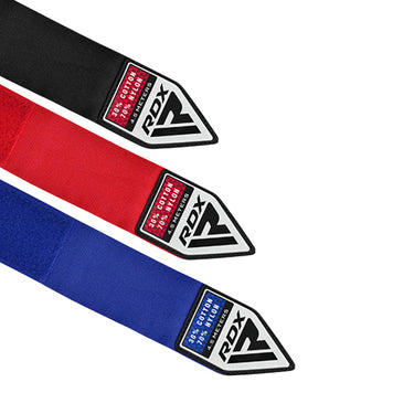 RDX RB Professional Boxing Hand Wraps Set #color_red-black-blue