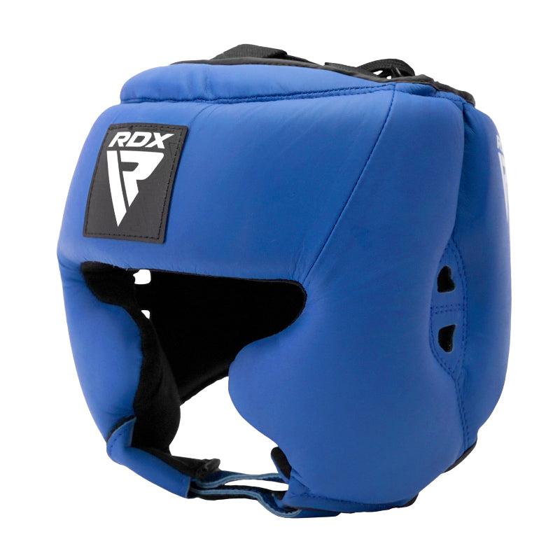 RDX HEADGUARD WITH CHEEK PROTECTION - USA BOXING APPROVED#color_blue