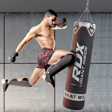 RDX X1 4ft/5ft Punch Bag with Bag Gloves & Wall Bracket