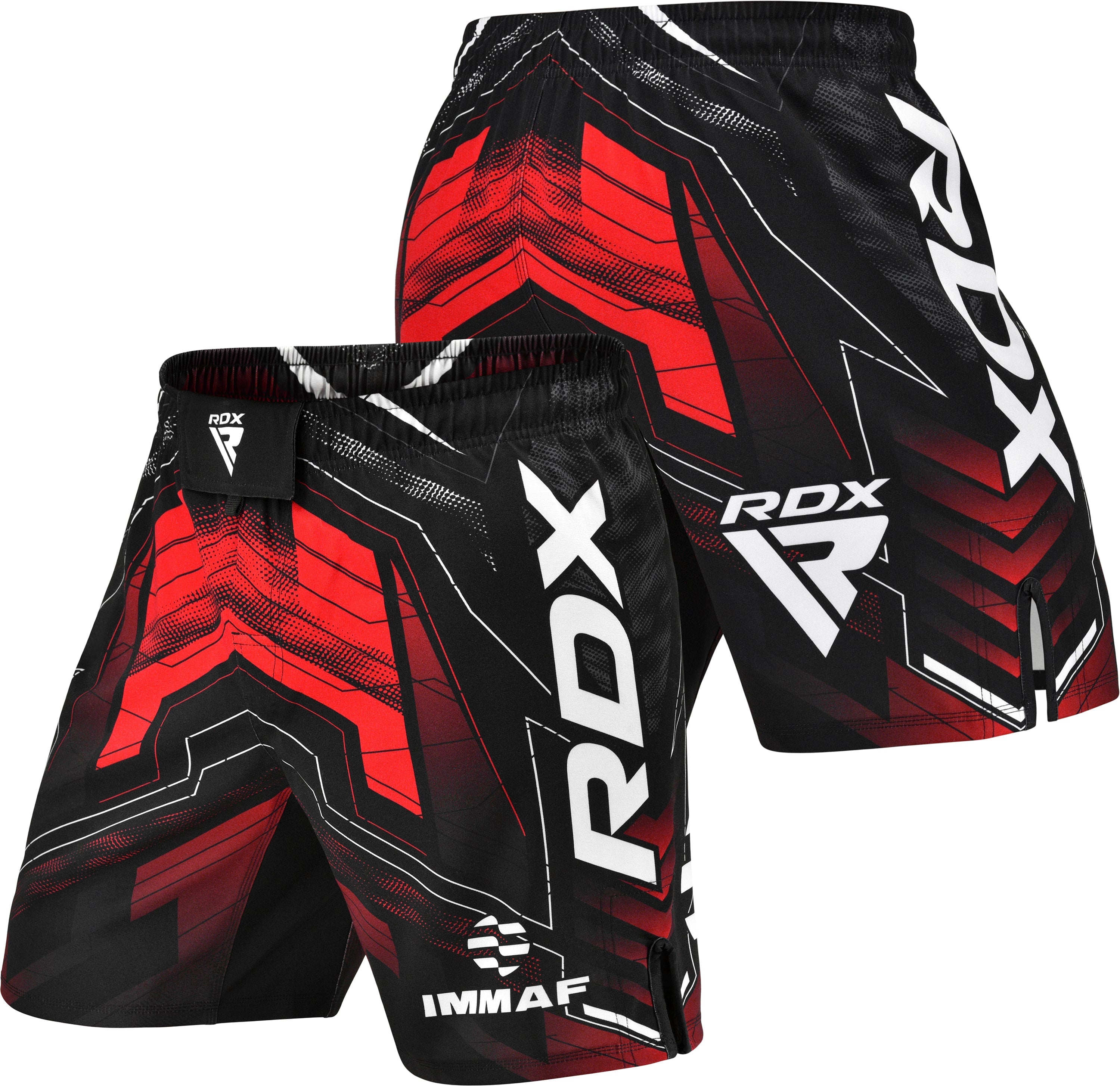 RDX MMA SHORTS IMMAF-1 RED – RDX Sports