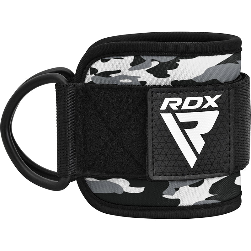 RDX A4 Ankle Straps For Gym Cable Machine#color_grey