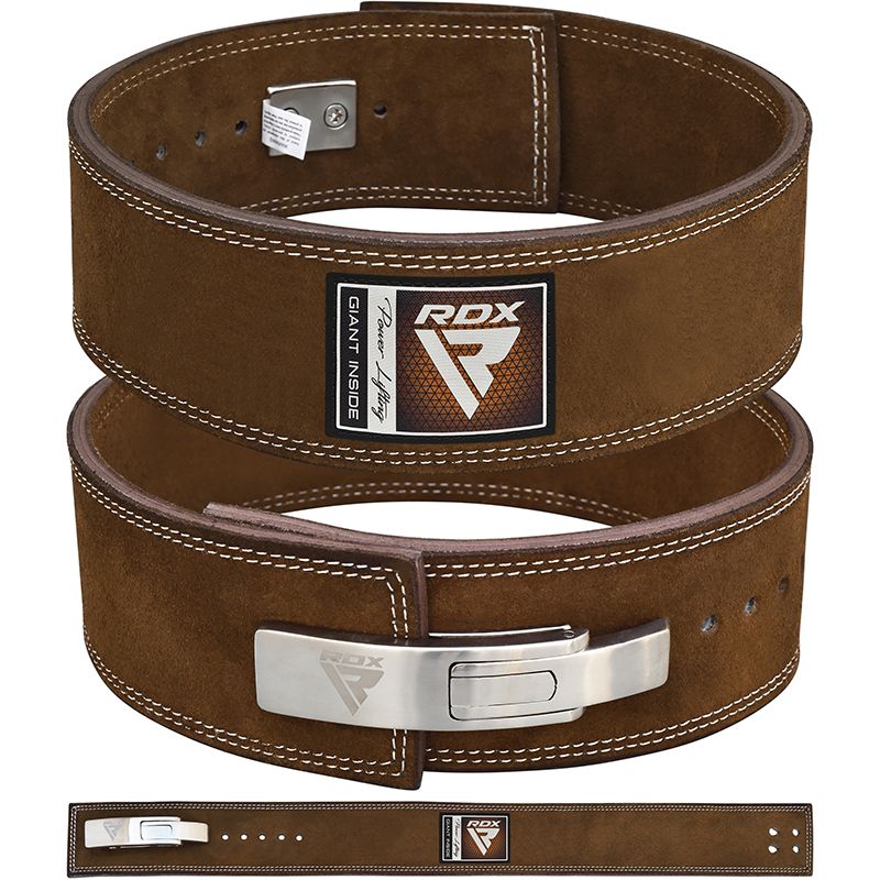 RDX 10mm Leather Powerlifting Belt#color_brown