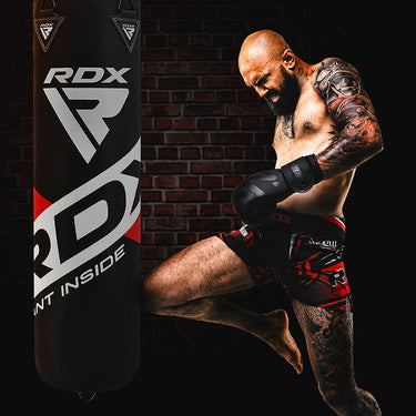 RDX F10 4ft/5ft Training Punch Bag Black