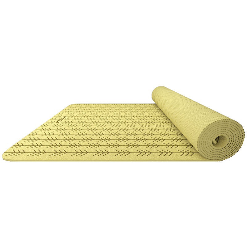 RDX TPE Yoga Mat-D10 Yellow
