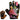 RDX F24 Floral Gym Workout Gloves for Women#color_black
