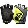 RDX F3 Green Medium Lycra Training gloves gym#color_green