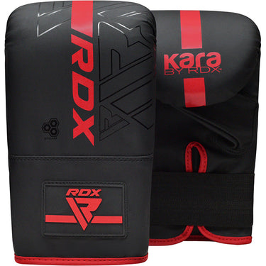 RDX F6 KARA Bag Gloves 4oz Black#color_red