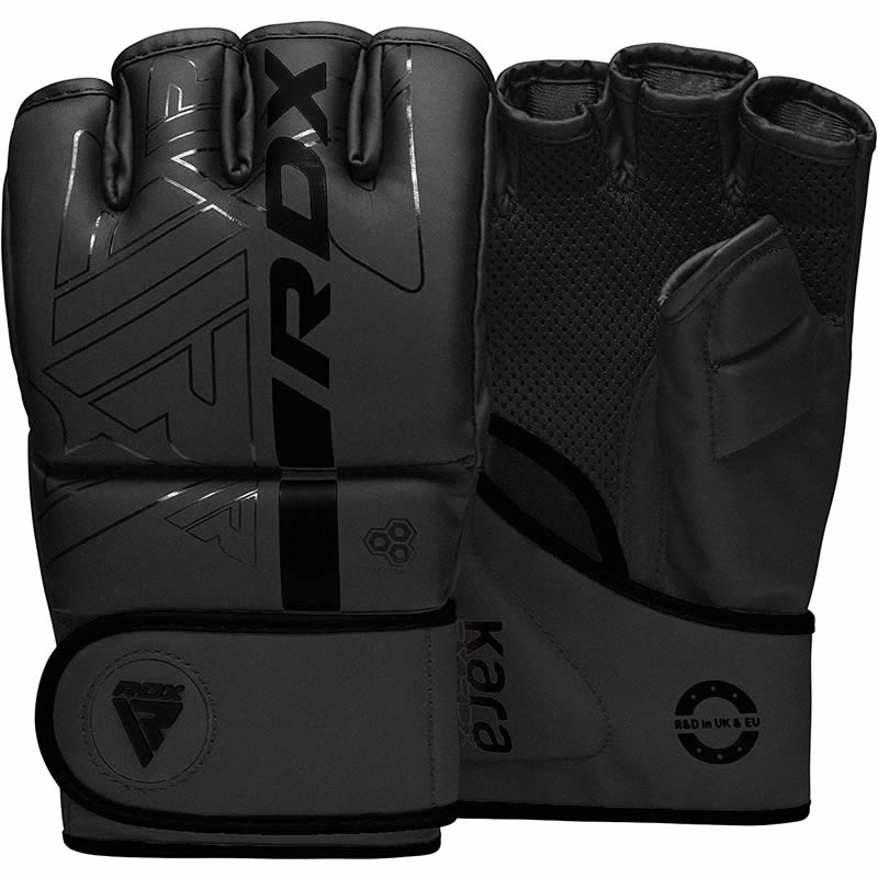 RDX F6 KARA MMA Grappling Gloves#color_black