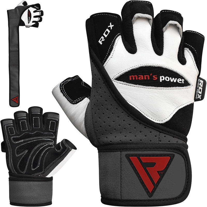 RDX L1 Leather Gym Gloves – RDX Sports