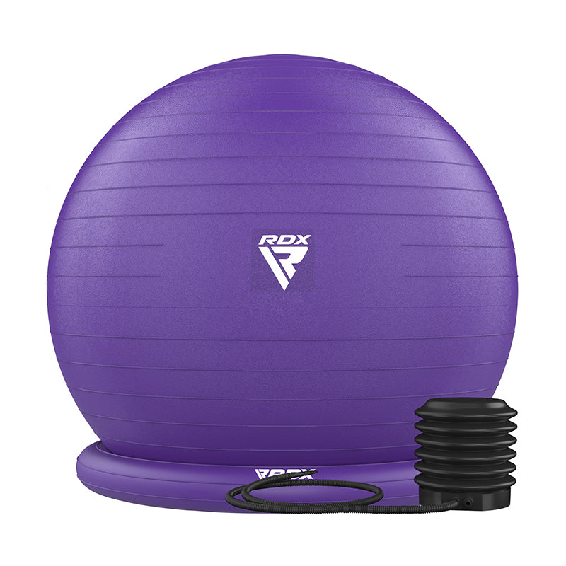 RDX B2 Yoga Ball with Base-Red-55cm#color_purple