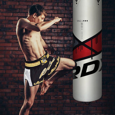 RDX F7 4ft/5ft Punch Bag with gloves & Ceiling Hook