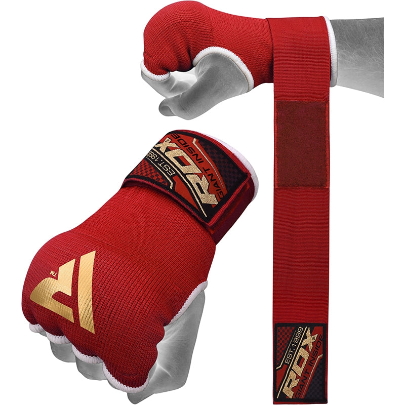 RDX 75cm Gel Inner Gloves with Wrist Strap#color_red