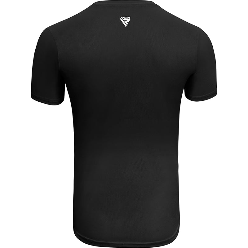 RDX T2 Schwarzes kurzÃ¤rmeliges SchweiÃŸabsorbierendes Sport-T-Shirt