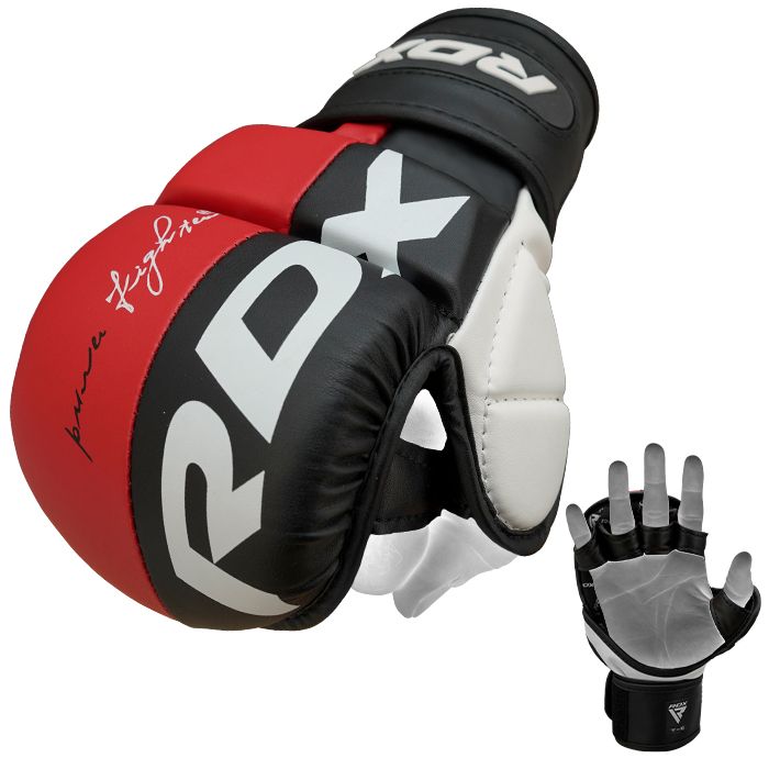 RDX T6 MMA Sparring Gloves#color_red