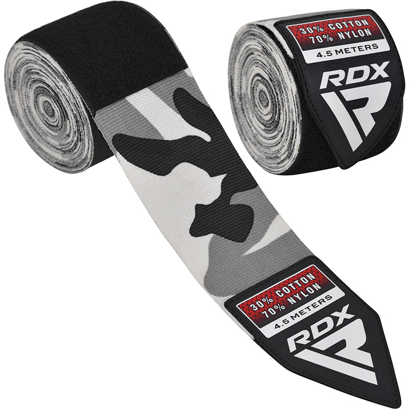RDX WX Professional Boxing Hand Wraps#color_camo-grey