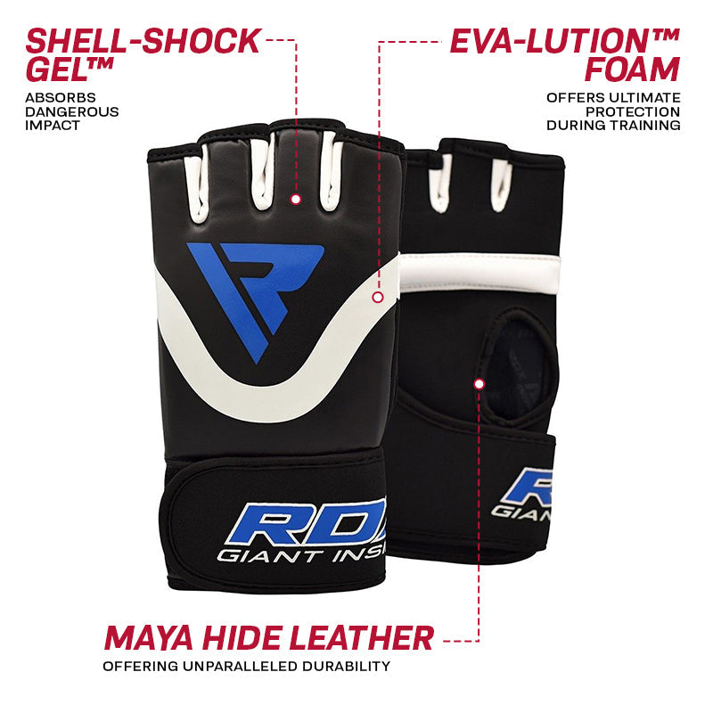 RDX X7 Boxing Gel Inner Gloves#color_blue