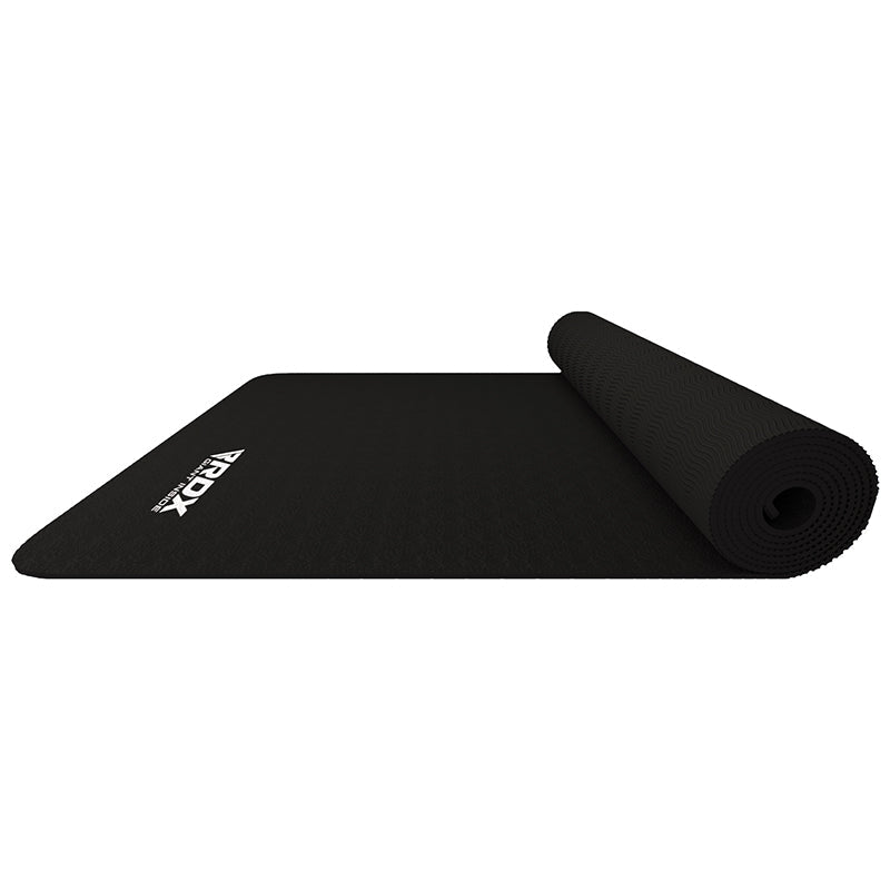 Anti-Skid EVA+TPE Plain Yoga Mat With Carry Bag For Outdoor Workout Orange  Color