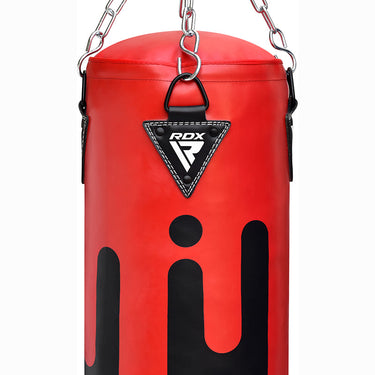 RDX F9 4ft / 5ft 17-in-1 Heavy Boxing Punch Bag & Mitts Set