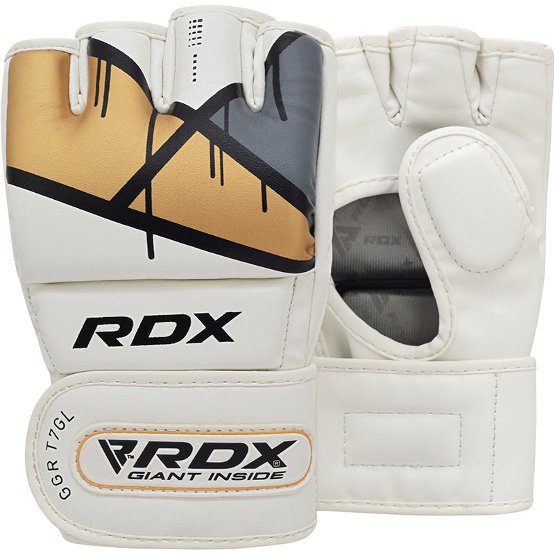 RDX T7 Ego MMA Grappling Gloves#color_golden