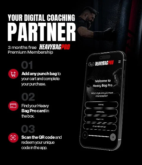 Free Boxing App Premium with RDX Punch Bag