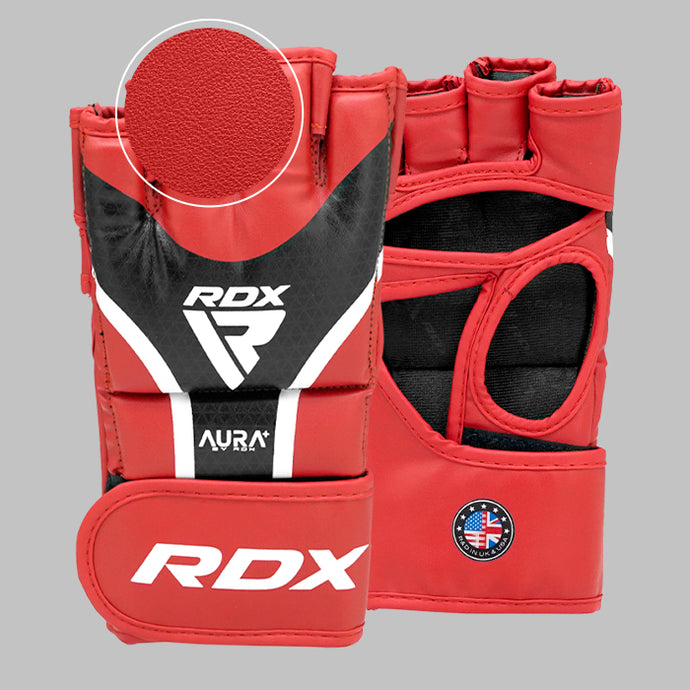 RDX - GUANTILLAS MMA F12 OPEN PALM GRAPPLING TRAINING - GGR-F12 - NEGRO L