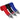 RDX RB Professional Boxing Hand Wraps Set #color_red-black-blue