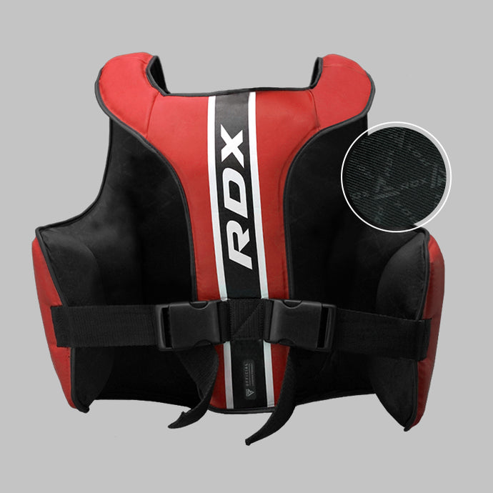 Robust Defence with Aura Plus T-17 Chest Guard RDX Sports – RDX