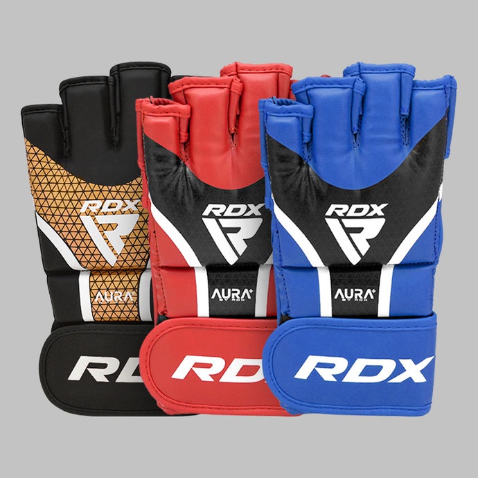 Manoplas de boxeo Aura Plus T-17 para golpes de precisión, RDX Sports