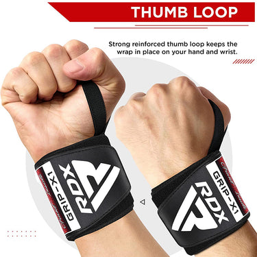 RDX W3AF Wrist Support Wraps For Weightlifting Oeko-Tex® Standard 100 Certified