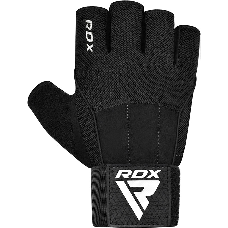 RDX W3 Gym Gloves | For Workout | L | Black | WGS-W3B-L+