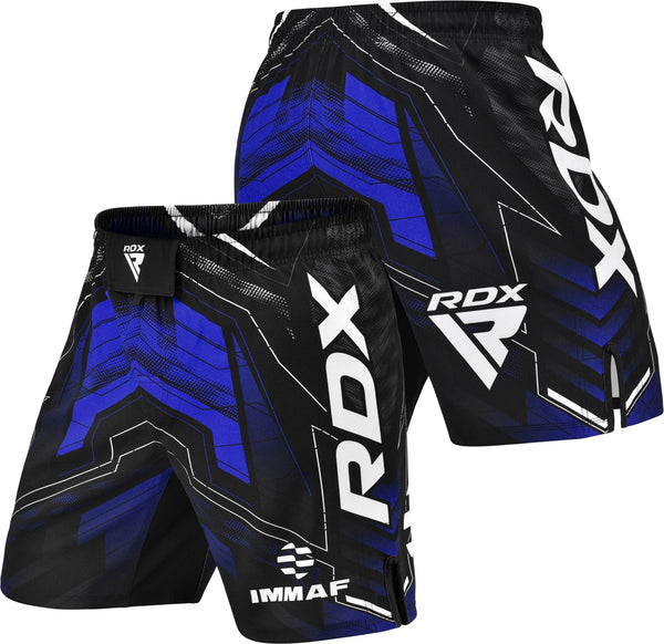 RDX MMA SHORTS IMMAF-1 Blue – RDX Sports