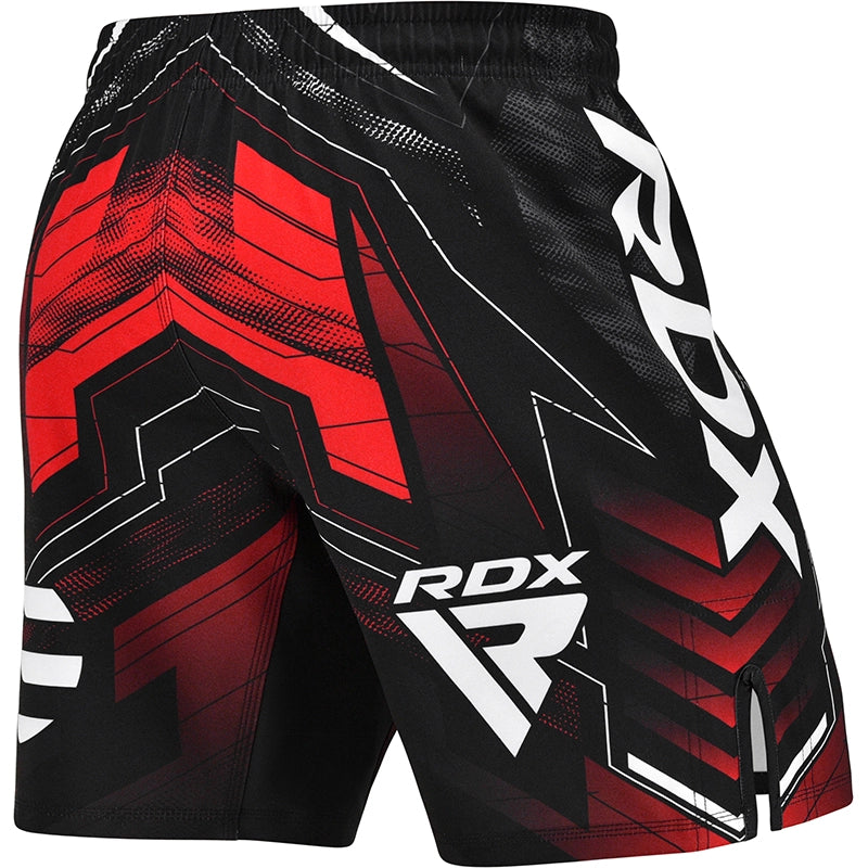 RDX IMMAF Approved MMA Fight & Training Shorts Red