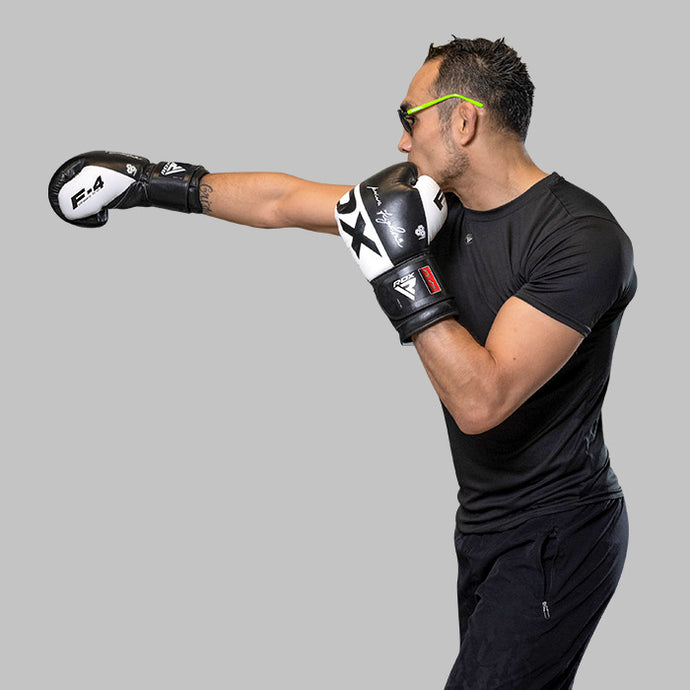 RDX Boxing Gloves Rex F4 Blue/Black-12Oz : : Sports & Outdoors