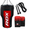 RDX AR 3-in-1 Angle Punch Bag with Gloves Set Unfilled