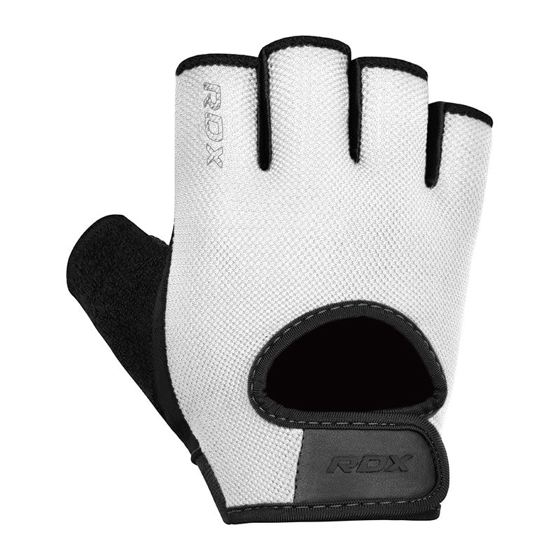 GYM WEIGHT LIFTING GLOVES T1#color_white