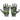 RDX R2 Weightlifting Grips#color_green