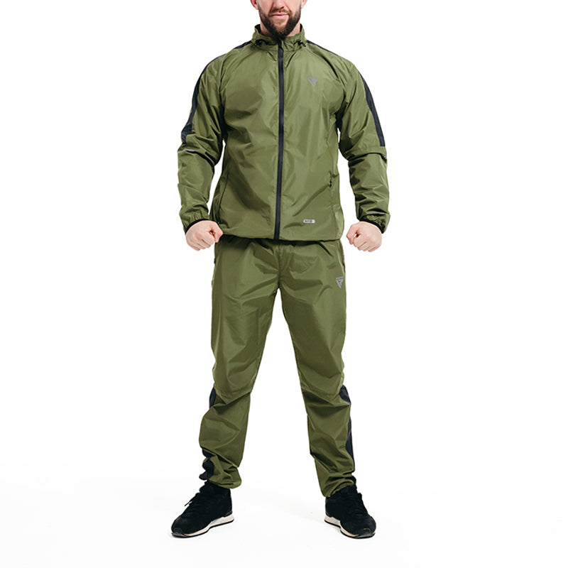 MRX Unisex Dual Layer Sauna Sweat Suit – 2-Piece Set For Fitness, Weight Loss & Training