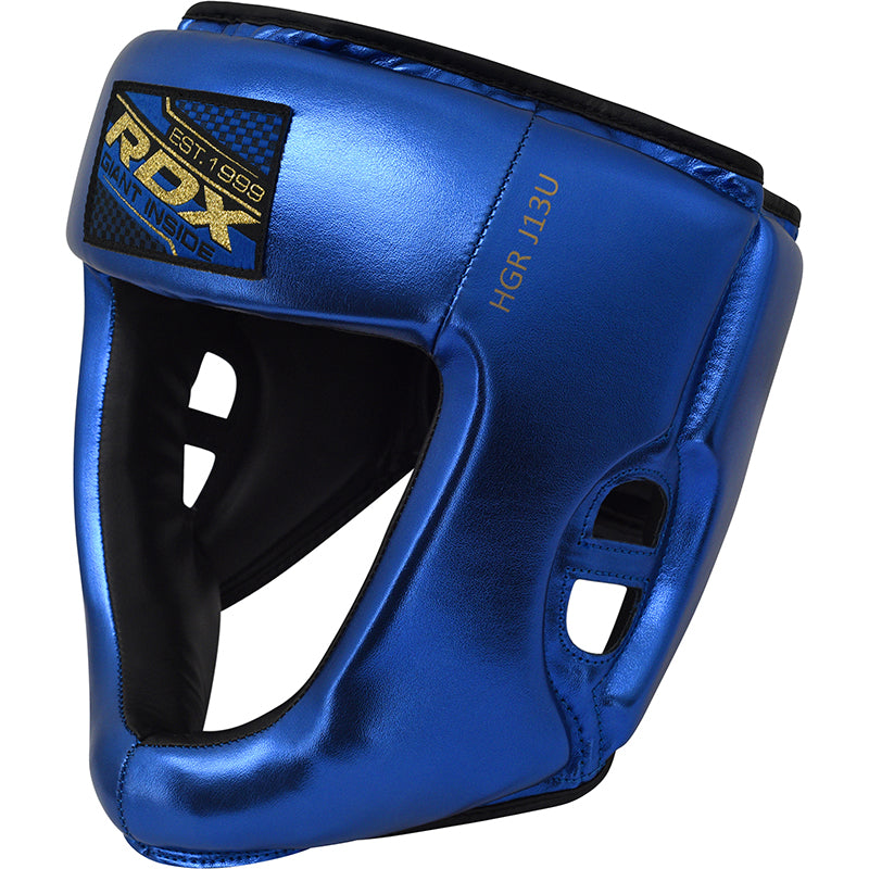 RDX J13 Kids Boxing Headguard#color_blue