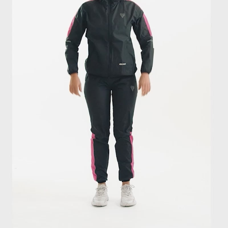  N NOOONFIX SAUNA SUIT For Women's And Men's Weight loss full  body Sweat Suits Set JACKET and PANTS : Sports & Outdoors