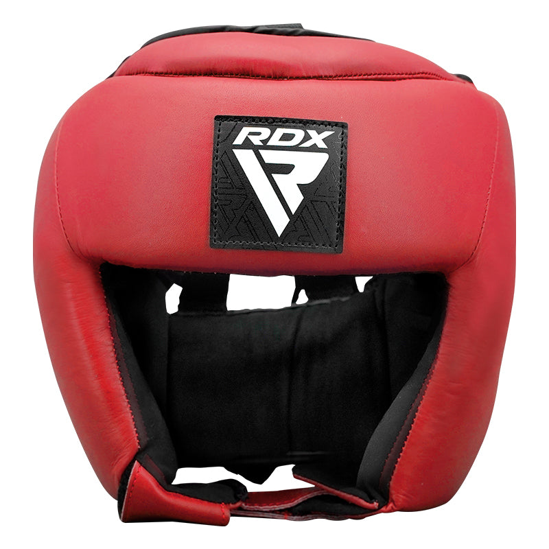 RDX OPEN FACE HEADGUARD  USA BOXING APPROVED#color_red