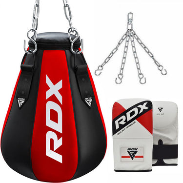 RDX MR 3-in-1 Filled Maize Punching Bag With Bag Gloves Set