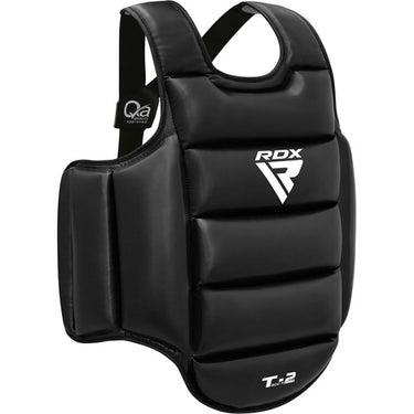 RDX T2 Karate Chest Guard#color_whiteblack