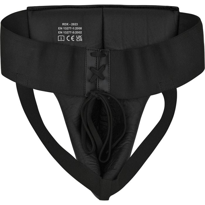 Sting Pro Leather Abdominal Guard Black/Gold / L Sting Pro Leather Abdominal Guard Black/Gold / L