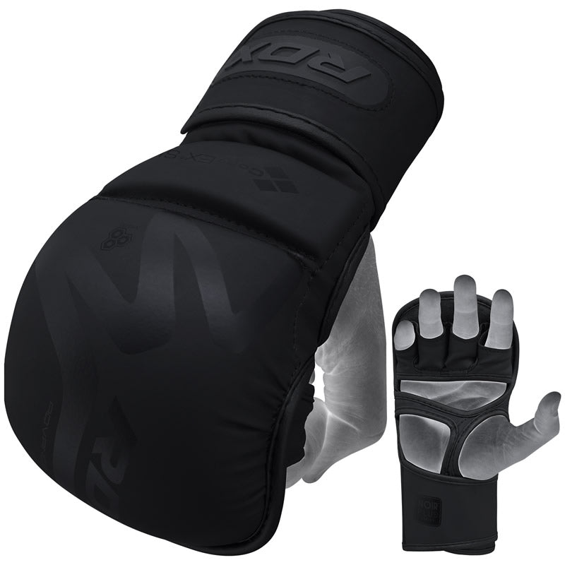 Noir Grappling Gloves for Protection RDX RDX Sports