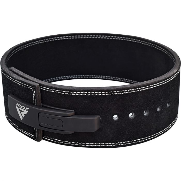 RDX 10mm Leather Powerlifting Belt#color_black