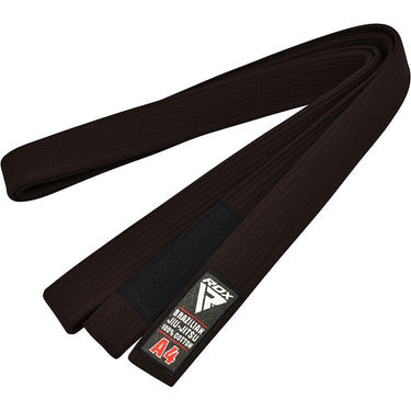 RDX 1N A0 Brown Cotton Jiu Jitsu Belt 