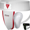 RDX H1 Groin Guard with Gel Cup#color_redwhite