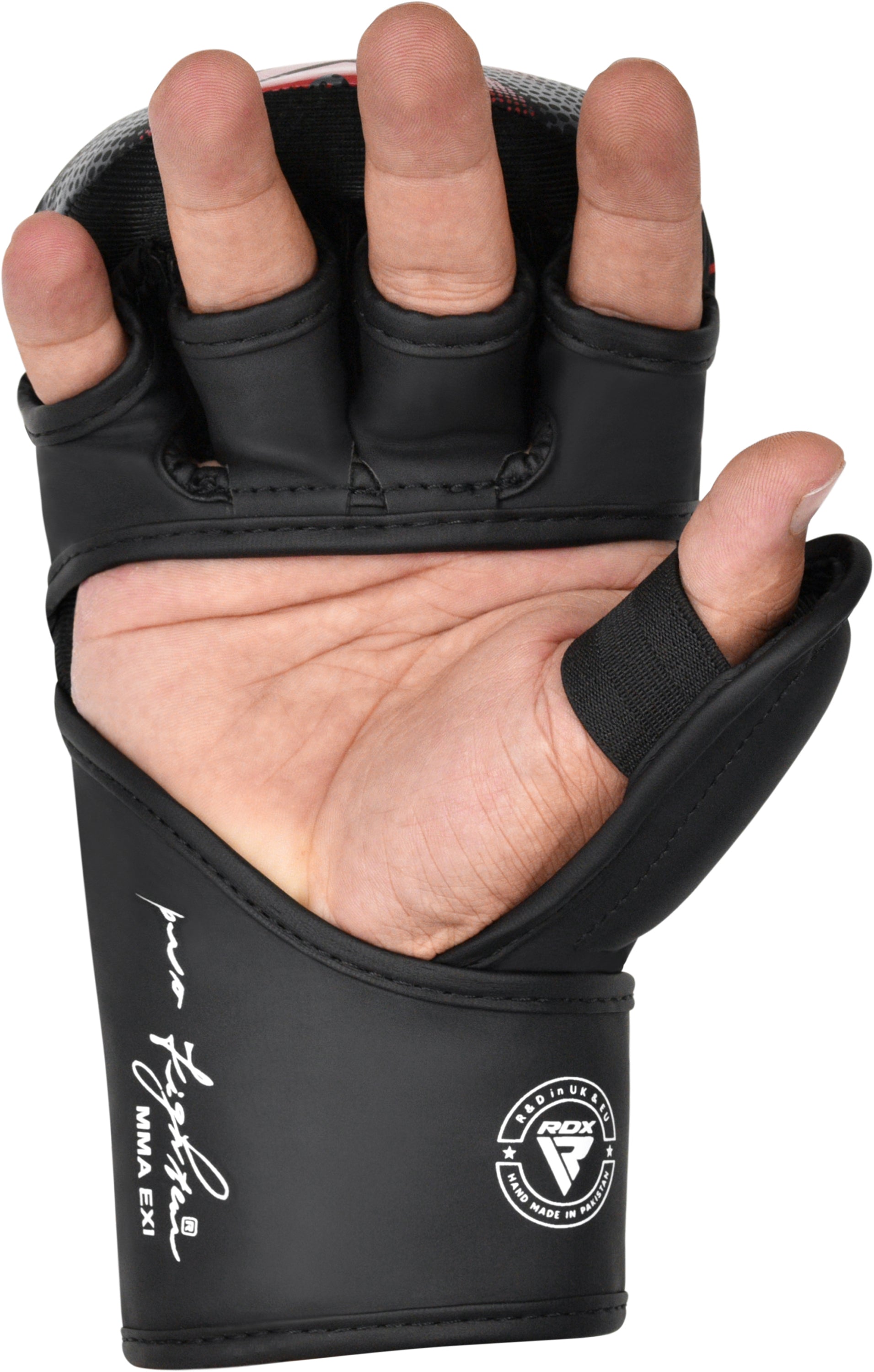 RDX GRAPPLING GLOVES SHOOTER IMMAF-1#COLOR_RED