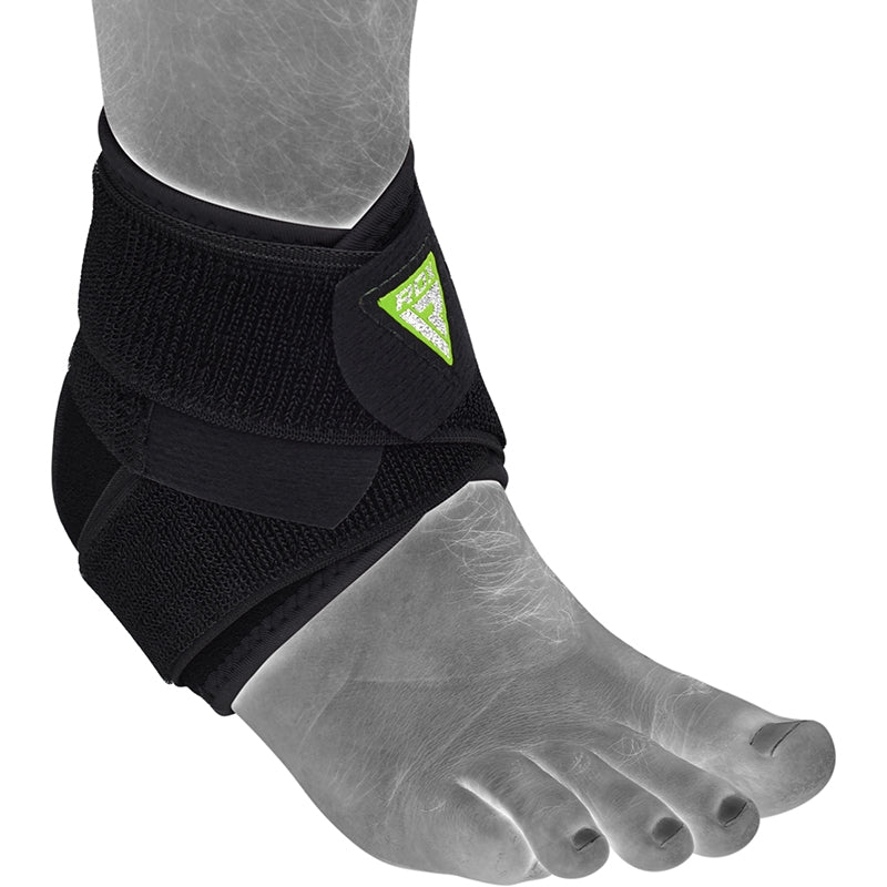 RDX MMA Ankle Support Brace for Muay Thai, Elasticated Foot Sleeve