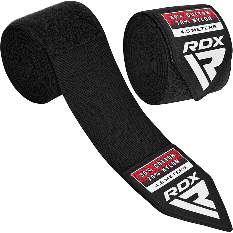 RDX WX Professional Boxing Hand Wraps#color_black 